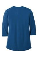 Port Authority Women's UV Choice Pique Henley Perspective View