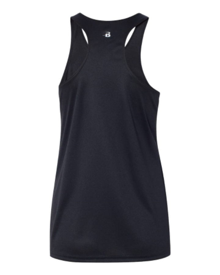 Badger Women's B-Core Racerback Tank Top Perspective View