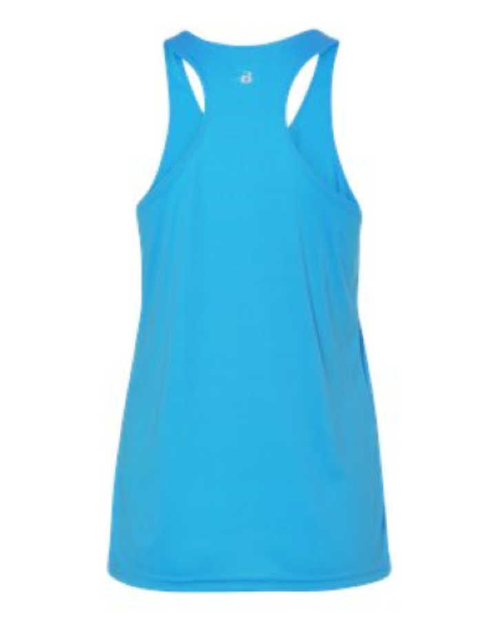 Badger Women's B-Core Racerback Tank Top Perspective View