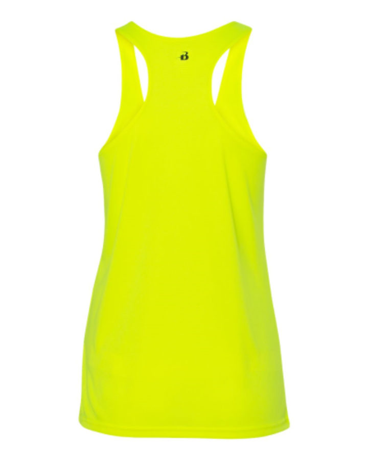 Badger Women's B-Core Racerback Tank Top Close Up Detail