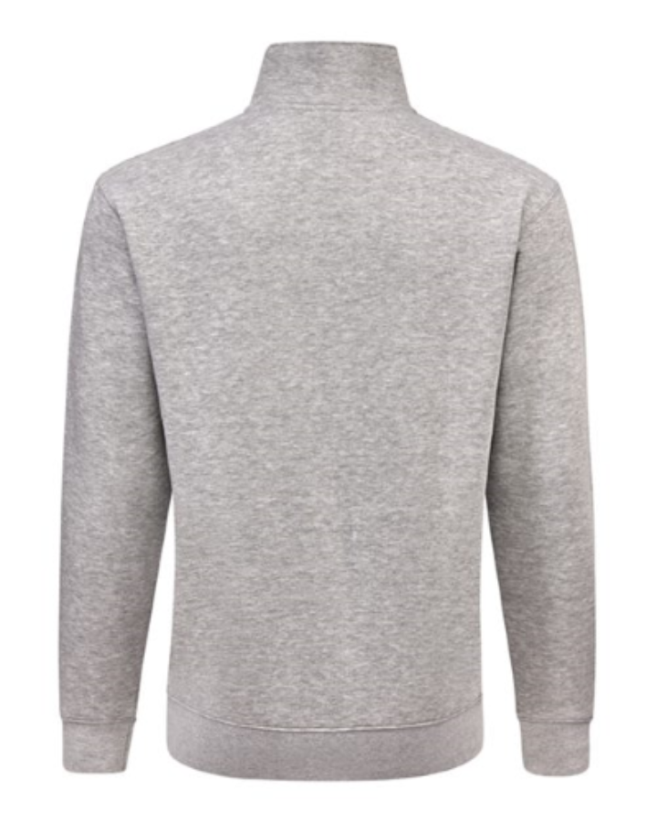 J. America Unisex BTB Fleece Quarter-Zip Sweatshirt Feature Close-up