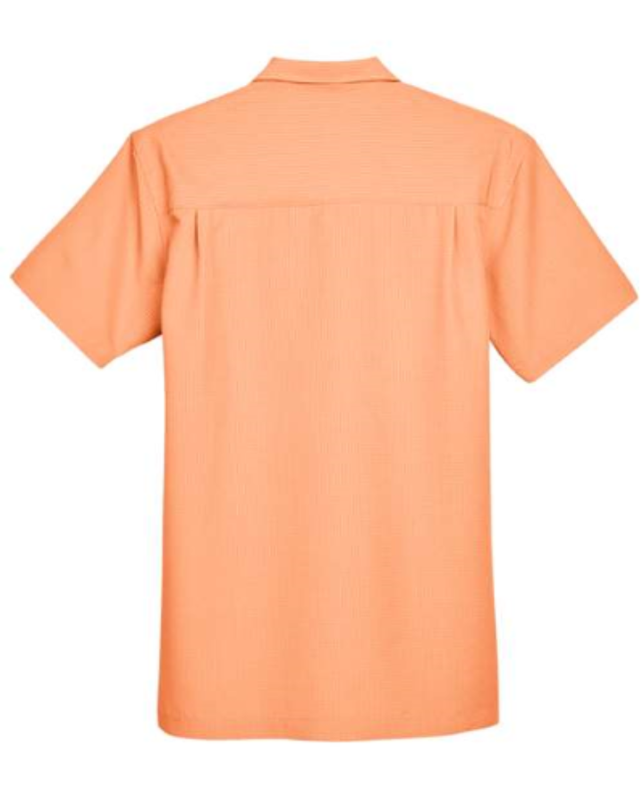 Harriton Men's Barbados Textured Camp Shirt Additional view