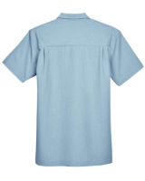 Harriton Men's Barbados Textured Camp Shirt Additional Angle