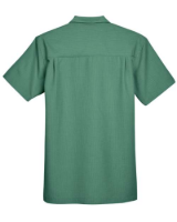Harriton Men's Barbados Textured Camp Shirt Alternate View
