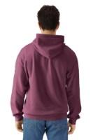 Gildan Softstyle Midweight Fleece Full-Zip Hooded Sweatshirt Close Up Detail