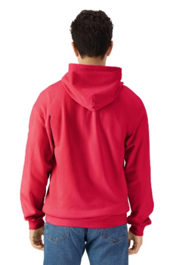 Gildan Softstyle Midweight Fleece Full-Zip Hooded Sweatshirt Additional view