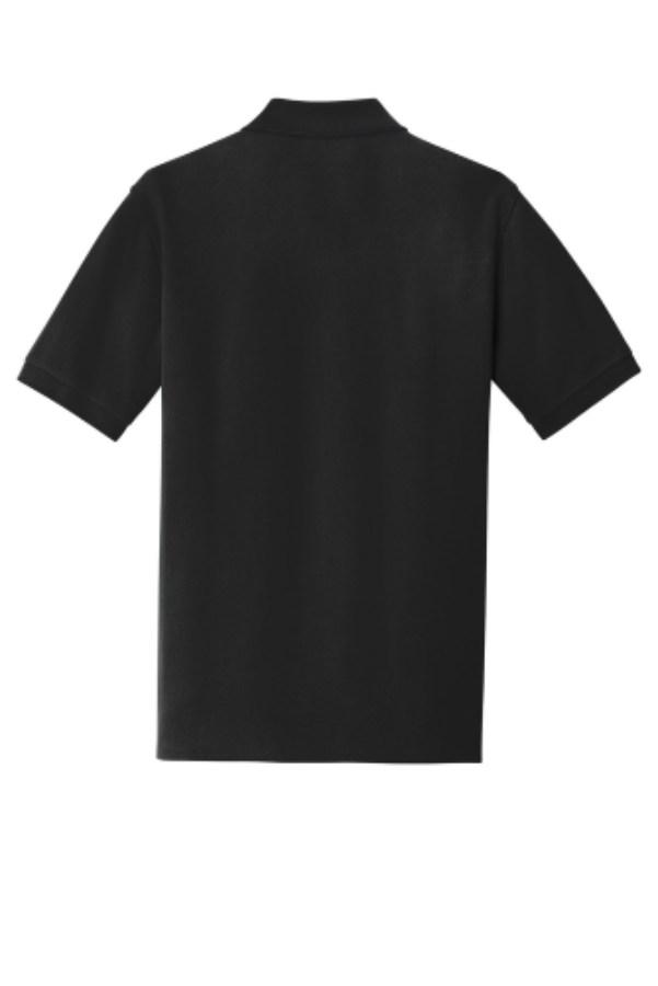 Port & Company Combed Ring Spun Pique Polo Feature Close-up