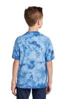 Port & Company Youth Crystal Tie-Dye Tee Feature Close-up