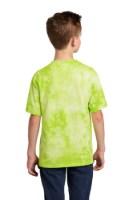 Port & Company Youth Crystal Tie-Dye Tee Close Up Detail