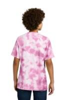 Port & Company Youth Crystal Tie-Dye Tee Feature Close-up