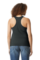 Gildan Softstyle Women's CVC Racerback Tank Perspective View