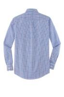 Port Authority Long Sleeve Gingham Easy Care Shirt Perspective View