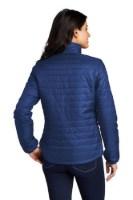 Women's Packable Puffy Jacket Feature Close-up