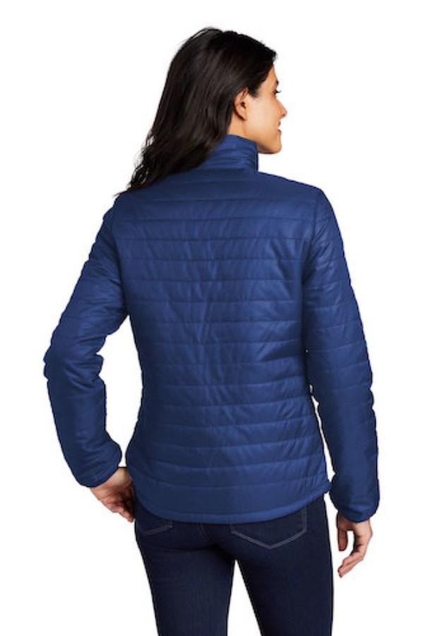 Women's Packable Puffy Jacket Feature Close-up