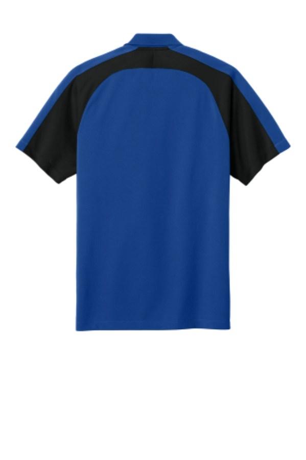 Port Authority Wearever Performance Pique Colorblock Polo Feature Close-up