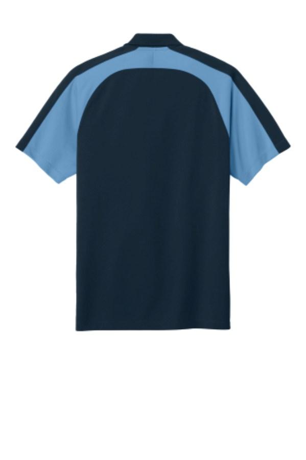 Port Authority Wearever Performance Pique Colorblock Polo Close Up Detail