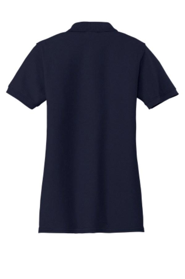 Port & Company Women's Core Blend Pique Polo Feature Close-up