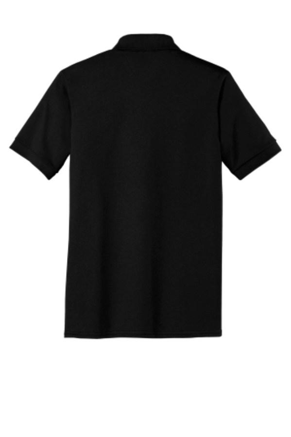 Port & Company Tall Core Blend Jersey Knit Polo Close Up Detail
