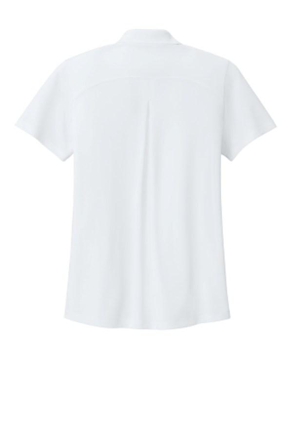 Port Authority Women's Wearever Performance Pique Polo Close Up Detail