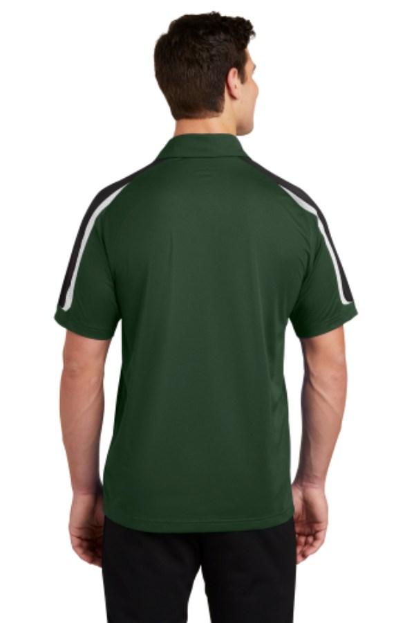 Sport-Tek Tricolor Shoulder Micropique Sport-Wick Polo Alternate View