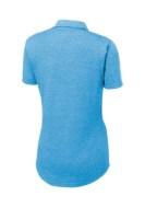 Sport-Tek Women's PosiCharge Tri-Blend Wicking Polo Feature Close-up