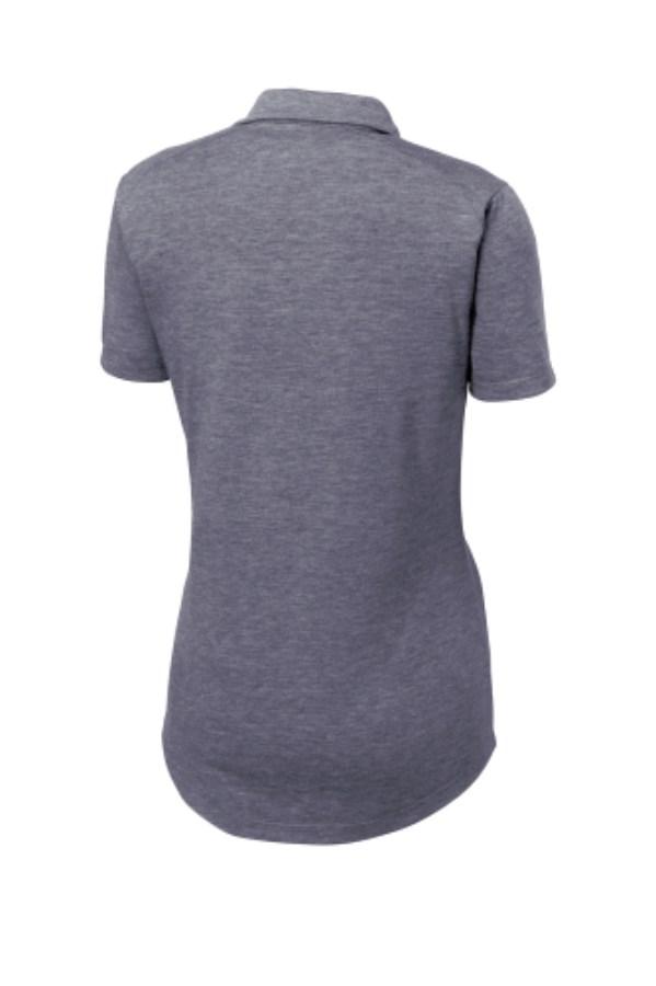 Sport-Tek Women's PosiCharge Tri-Blend Wicking Polo Close Up Detail