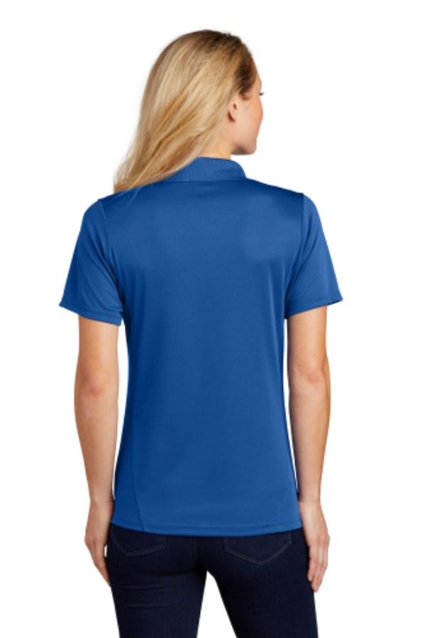 Sport-Tek Women's Dry Zone Raglan Accent Polo Perspective View