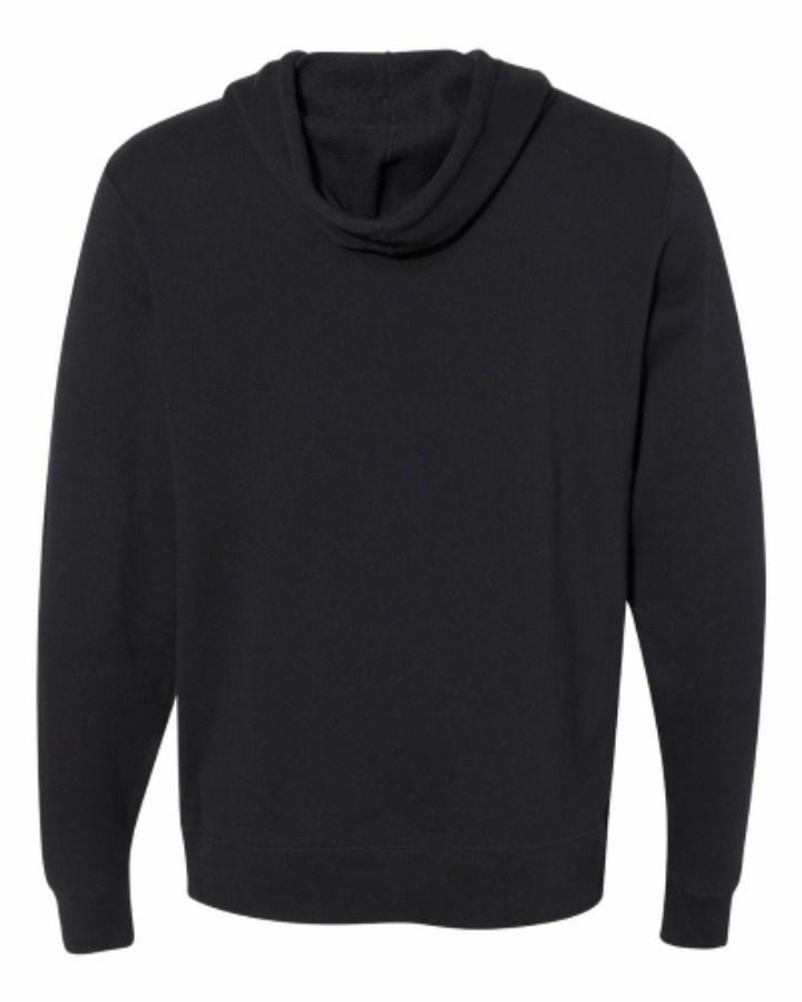 Independent Trading Co Lightweight Hooded Sweatshirt Close Up Detail