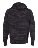 Independent Trading Co Lightweight Hooded Sweatshirt Close Up Detail
