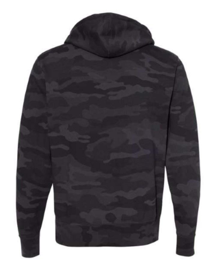 Independent Trading Co Lightweight Hooded Sweatshirt Close Up Detail