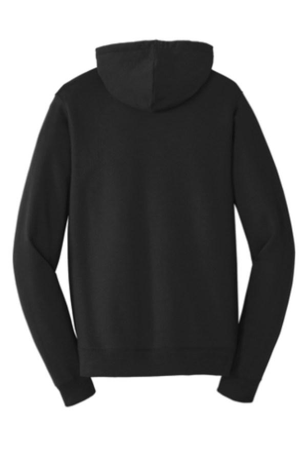 Port & Company Fleece Full-Zip Hooded Sweatshirt Close Up Detail