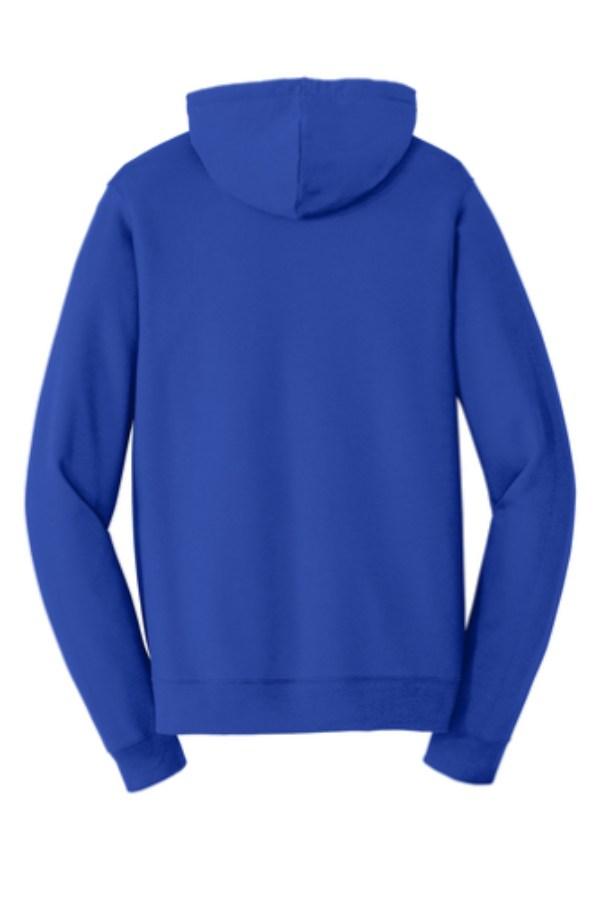 Port & Company Fleece Full-Zip Hooded Sweatshirt Close Up Detail