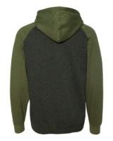 Independent Trading Co. Raglan Hooded Sweatshirt Additional Angle