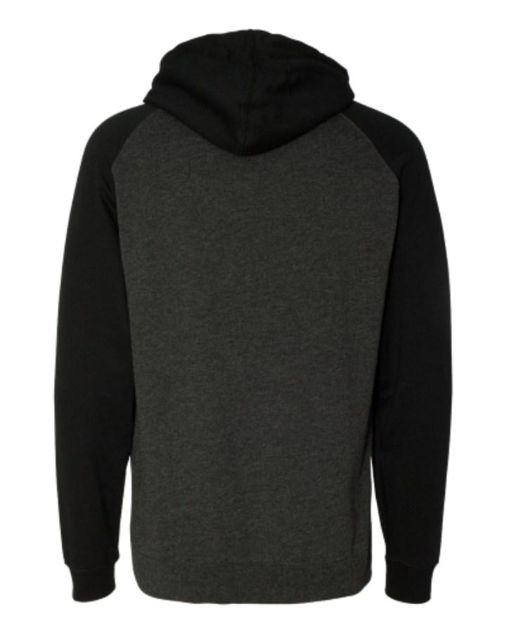 Independent Trading Co. Raglan Hooded Sweatshirt Additional Angle
