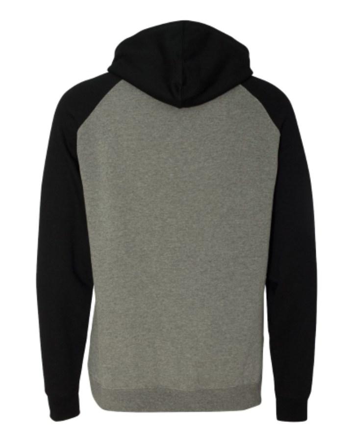 Independent Trading Co. Raglan Hooded Sweatshirt Alternate View