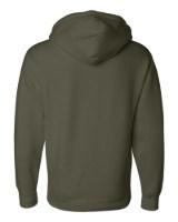 Independent Trading Co Heavyweight Hooded Sweatshirt Perspective View