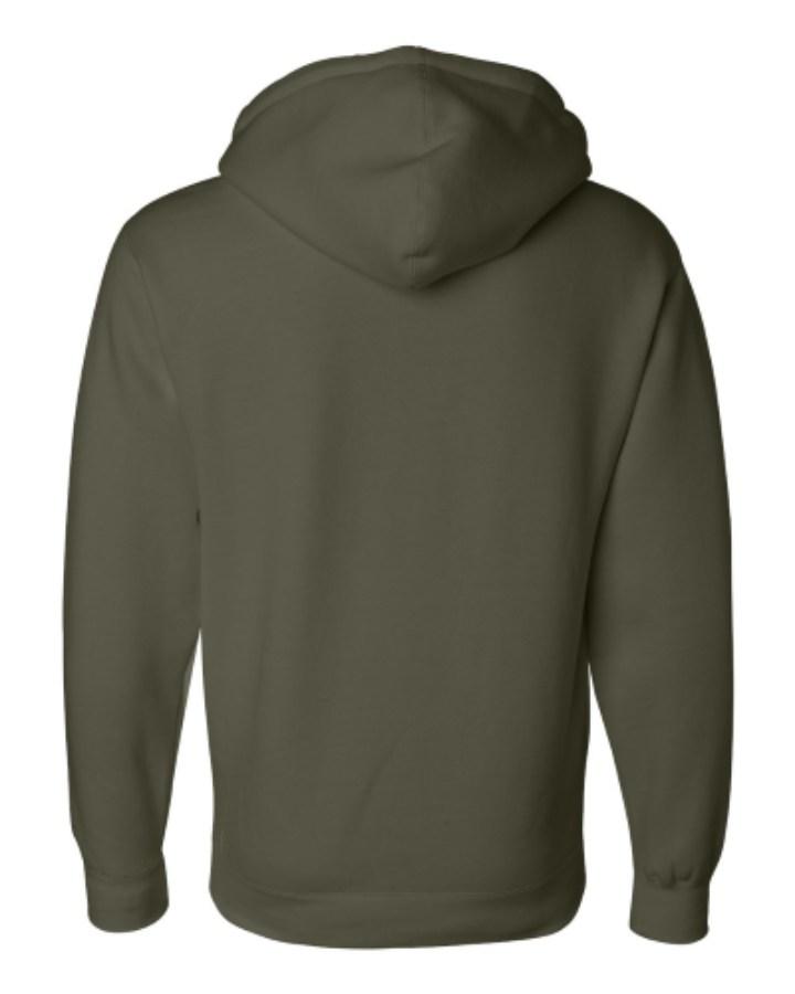 Independent Trading Co Heavyweight Hooded Sweatshirt Perspective View