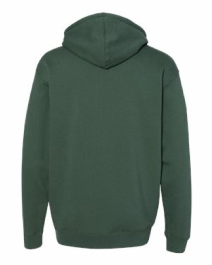 Independent Trading Co Heavyweight Hooded Sweatshirt Perspective View