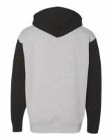 Independent Trading Co Heavyweight Hooded Sweatshirt Close Up Detail
