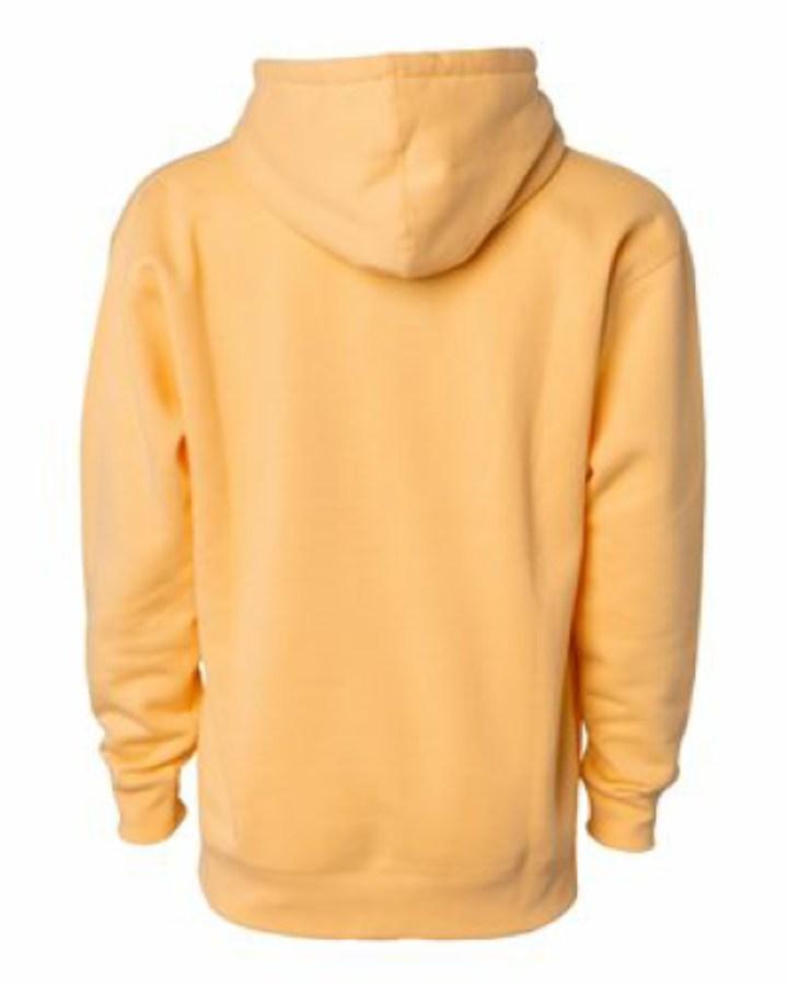 Independent Trading Co Heavyweight Hooded Sweatshirt Close Up Detail