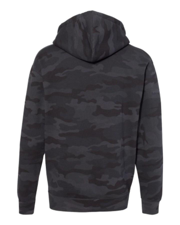Independent Trading Co Heavyweight Hooded Sweatshirt Perspective View