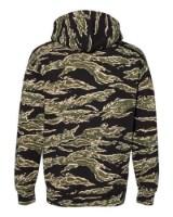 Independent Trading Co Heavyweight Hooded Sweatshirt Perspective View