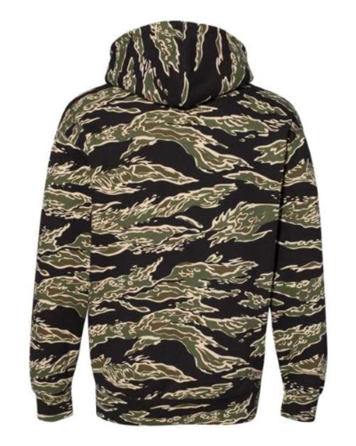 Independent Trading Co Heavyweight Hooded Sweatshirt Perspective View