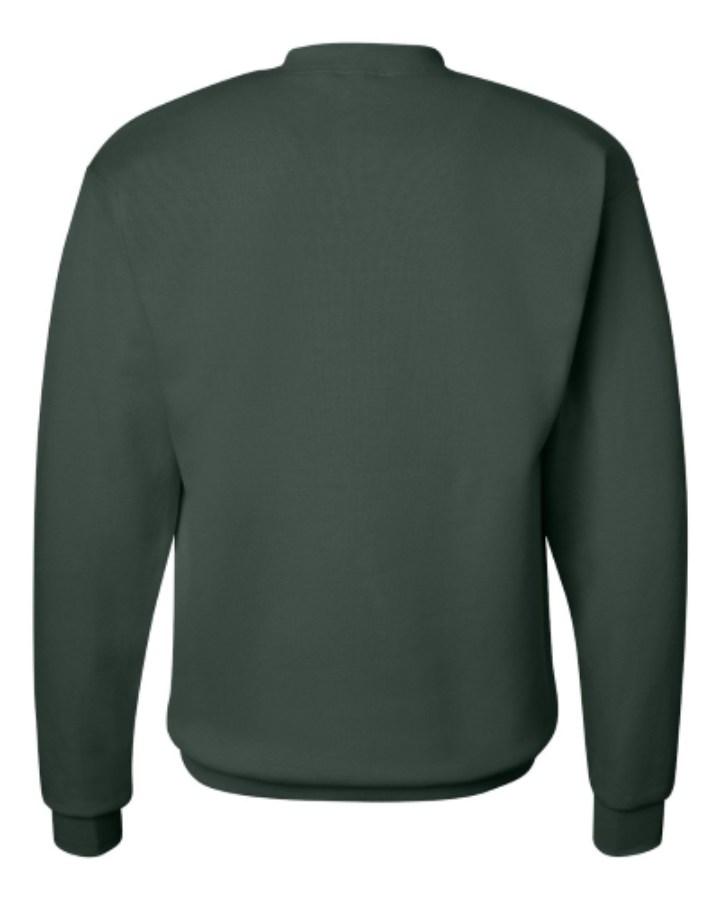 Hanes Ecosmart Crewneck Sweatshirt Close Up Detail