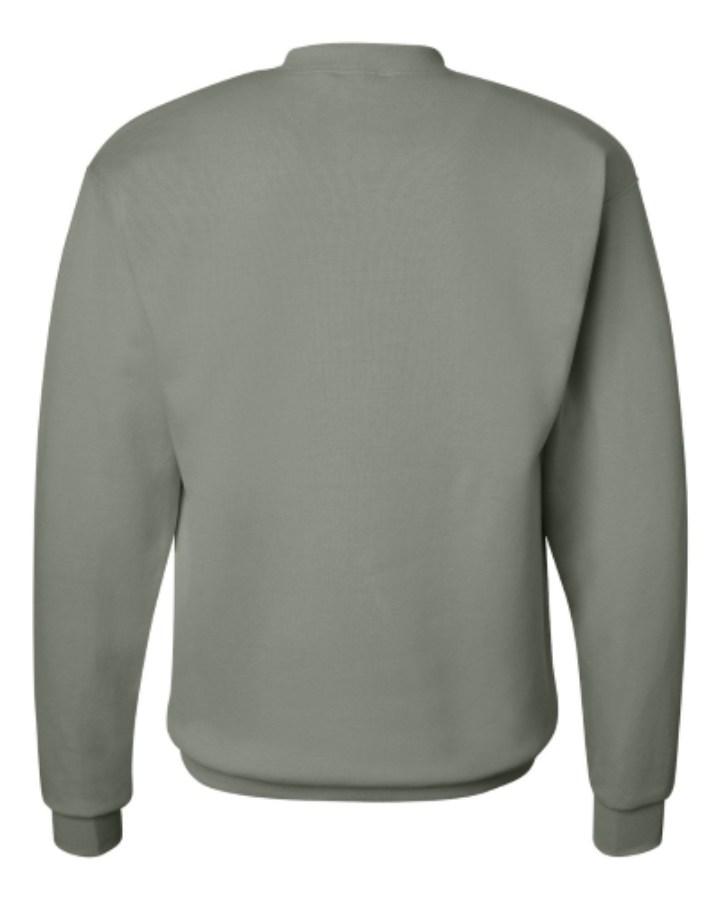 Hanes Ecosmart Crewneck Sweatshirt Close Up Detail