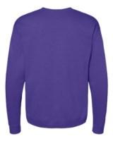 Hanes Ecosmart Crewneck Sweatshirt Close Up Detail