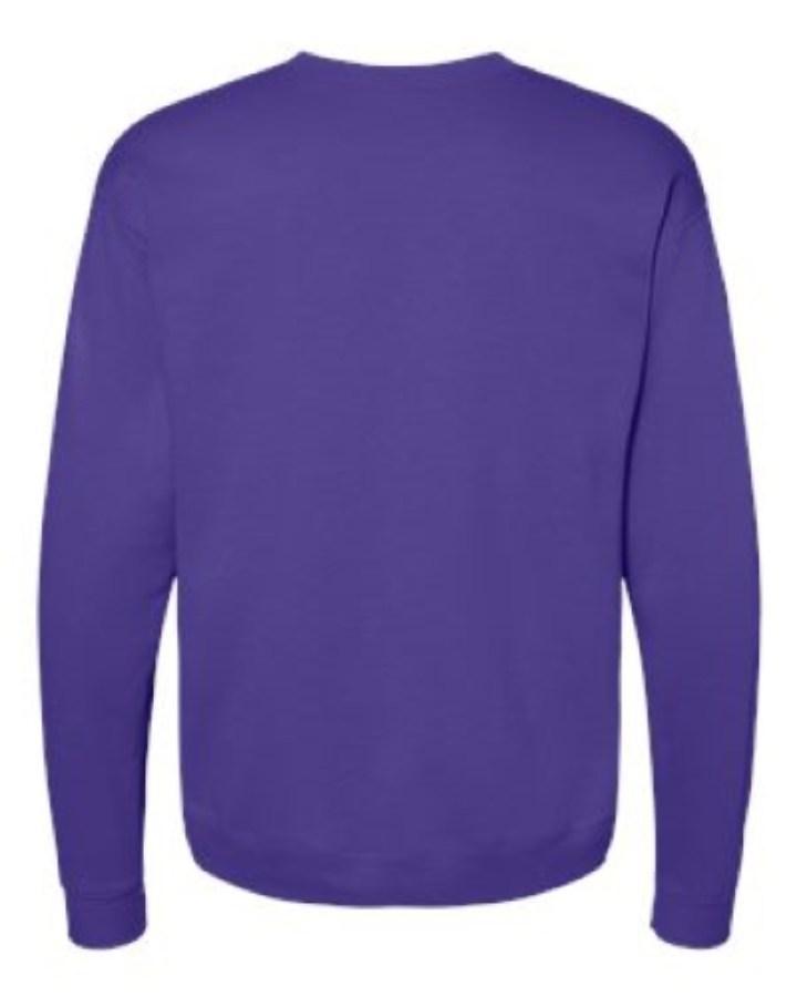Hanes Ecosmart Crewneck Sweatshirt Close Up Detail