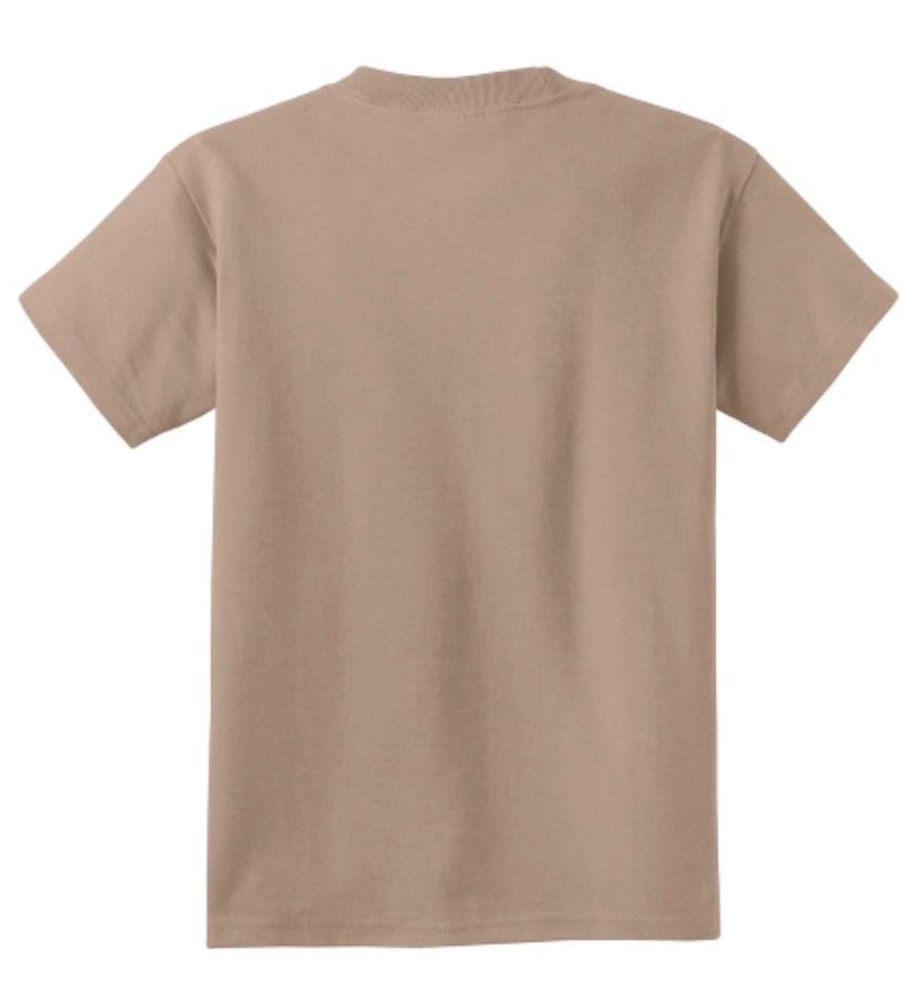 Port & Company Youth Core Cotton Tee Close Up Detail