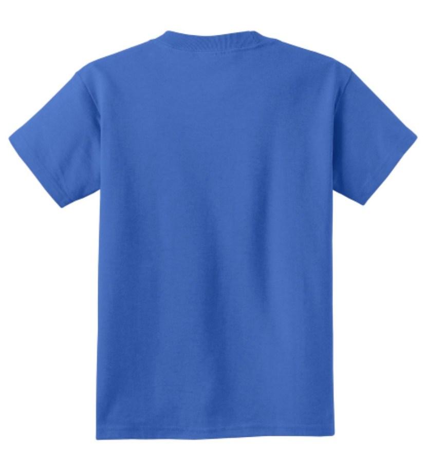 Port & Company Youth Core Cotton Tee Perspective View