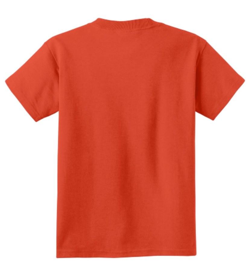 Port & Company Youth Core Cotton Tee Close Up Detail